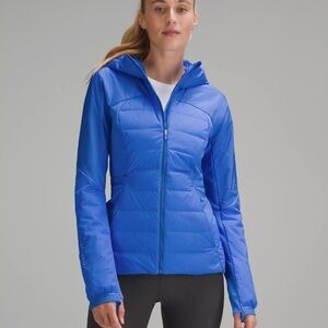 Lululemon Down For It All Jacket Blue Puffer Zip Up Jacket